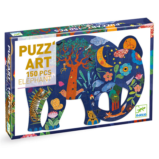 Djeco Puzzle - Elefant 150 Teile