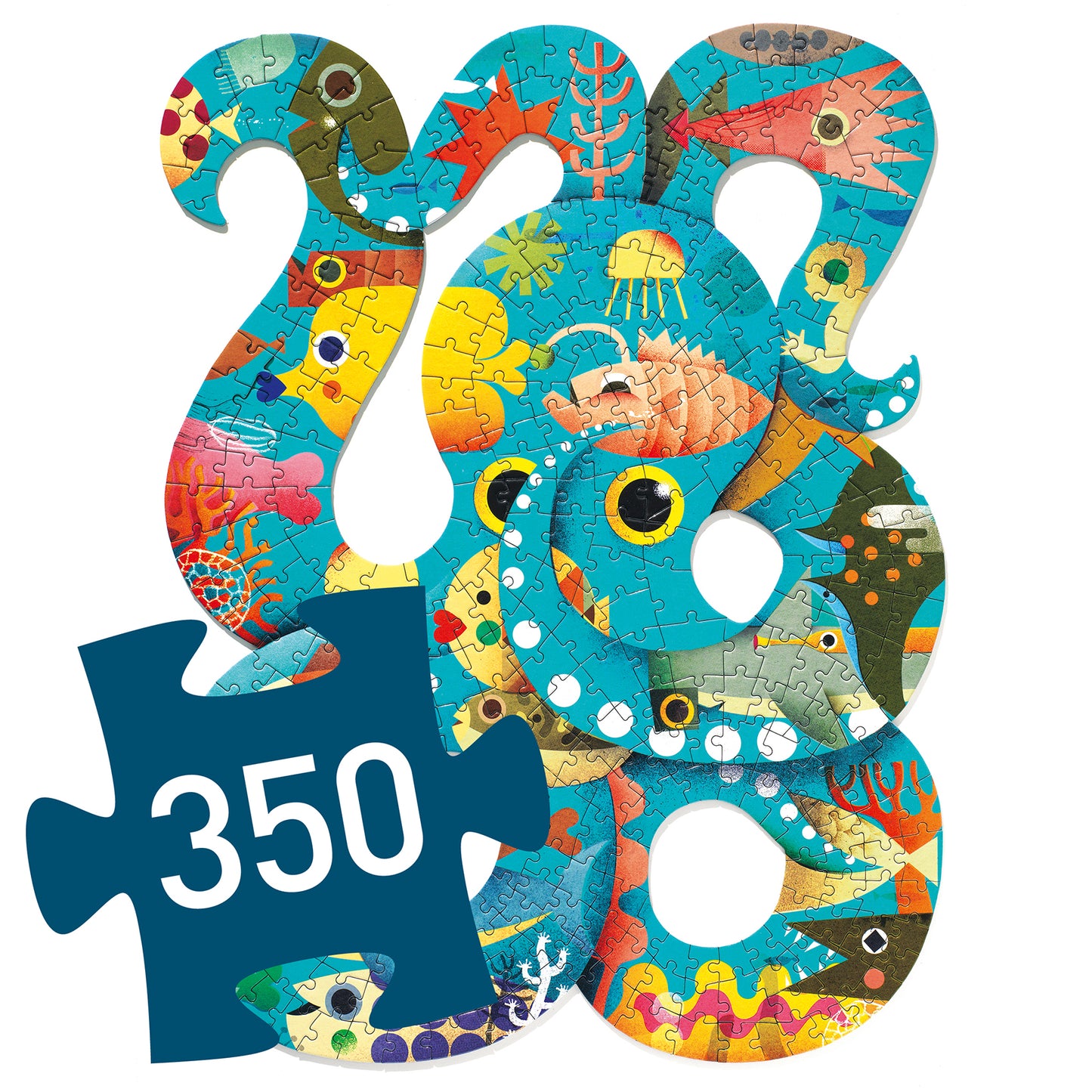 Djeco Puzzle - Octopus 350 Teile